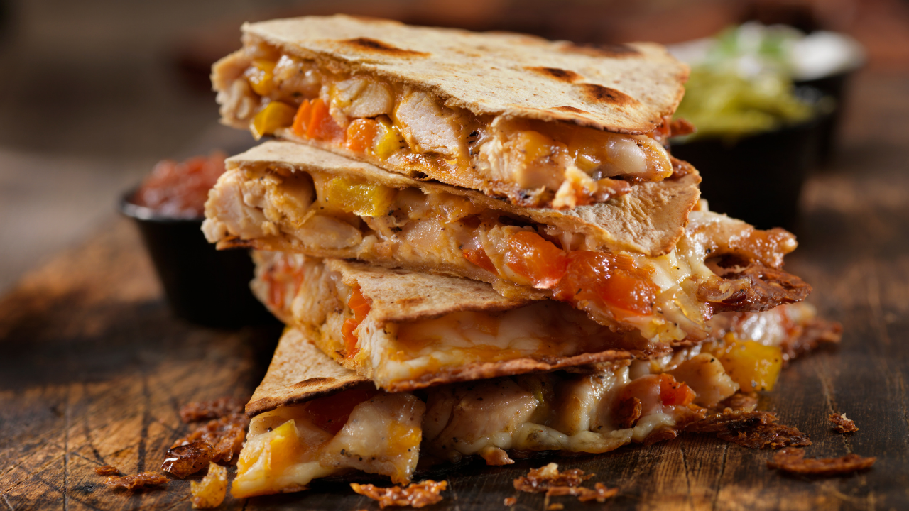 Quesadillas au poulet et fromage Plaisirs laitiers
